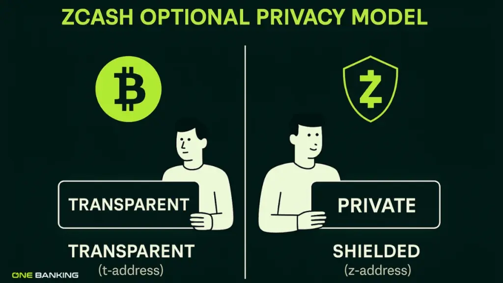 Zcash Optional Privacy Model